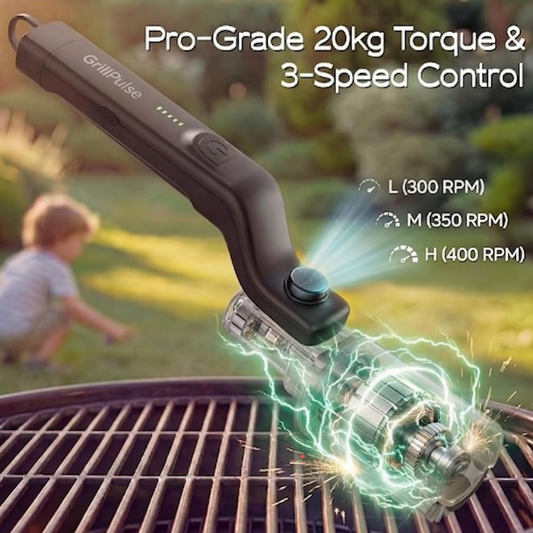 GrillPulse™ Motorized Grill Brush